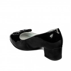 Chaussures élégantes femme 1270 vernis noir