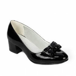 Chaussures élégantes femme 1270 vernis noir