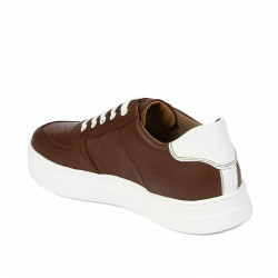 Chaussures casual/sport homme 945 marron combiné