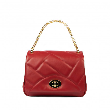Sac à main femme à bandoulière 005g rouge