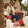 Sac à main femme à bandoulière 005g rouge