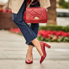 Sac à main femme à bandoulière 005g rouge