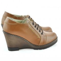Chaussures casual femme 625 marron ciré
