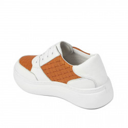 Chaussures de sport femme 6059 blanc+orange