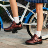 Chaussures enfants 2009 bordeaux nacré combiné lifestyle
