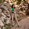 Chaussures décontractées femme 6051 vert lifestyle