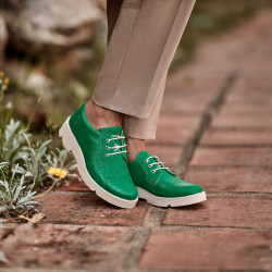 Chaussures décontractées femme 6051 vert lifestyle