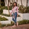 Chaussures casual femme 6052 rose lifestyle