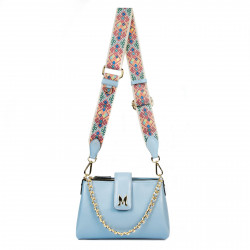 Sac à main femme à bandoulière 003g bleu clair
