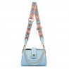 Sac à main femme à bandoulière 003g bleu clair