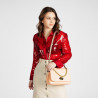 Sac à main femme bandoulière 005g rose saumon
