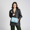 Sac à main femme d'épaule 005g bleu clair lifestyle