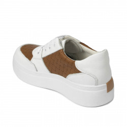 Chaussures de sport femme 6059 blanc+camel