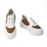 Chaussures de sport femme 6059 blanc+camel