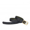 Ceinture femme 23m indigo pressé