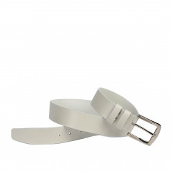 Ceinture hommes / femmes 01b blanc