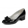 Chaussures élégantes femme 1270 vernis noir