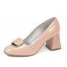 Chaussures élégantes femme 1291 vernis nude