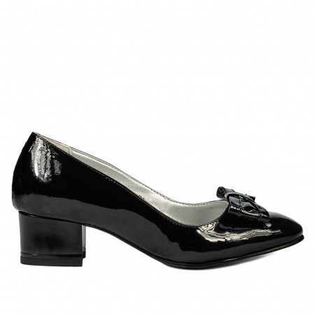 Chaussures élégantes femme 1270 vernis noir