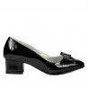 Chaussures élégantes femme 1270 vernis noir