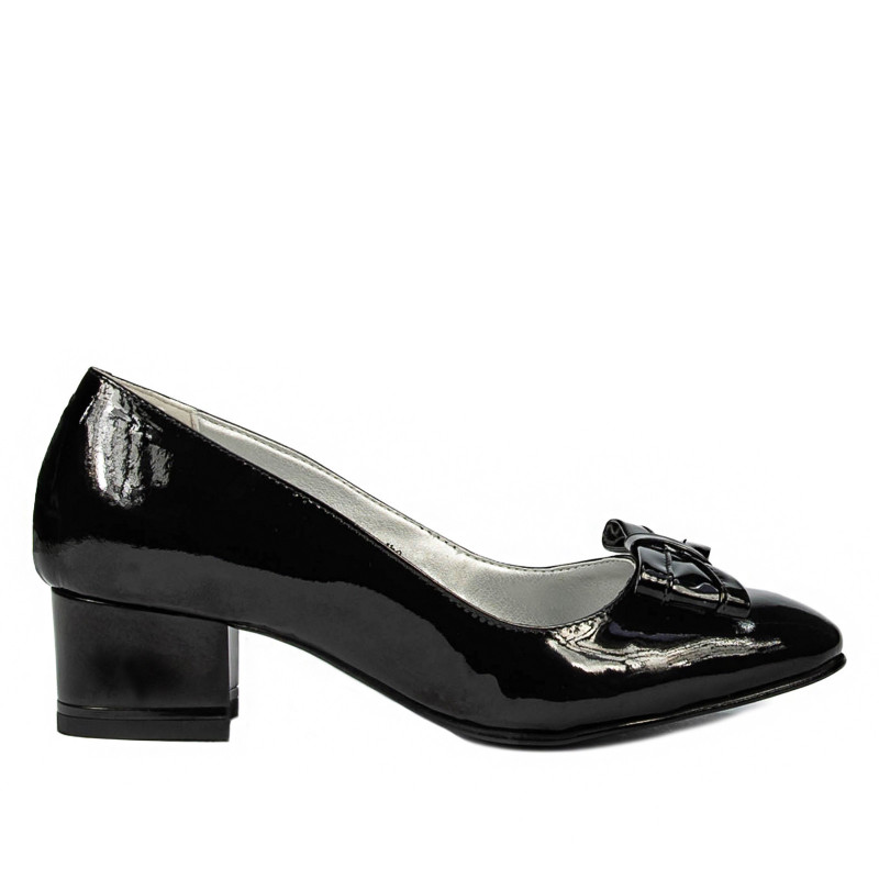Chaussures élégantes femme 1270 vernis noir