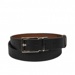 Ceinture femme 22m bicolore biz noir+marron