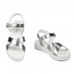 Sandales femme 5049-1 argenté