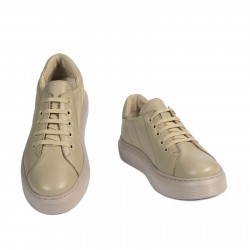 Baskets femme 6058 beige