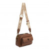 Sac à main femme bandoulière 006g marron cognac