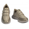 Baskets femme 6060 beige combiné