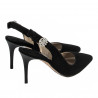 Sandales femme 1295 noir antelope