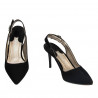 Sandales femme 1295 noir antelope