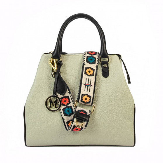 Sac à main femme 002g nude latte+noir Sac à main femme 002g nude latte+noir