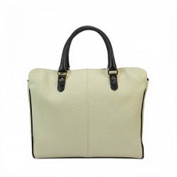 Sac à main femme 002g nude latte+noir