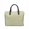 Sac à main femme 002g nude latte+noir
