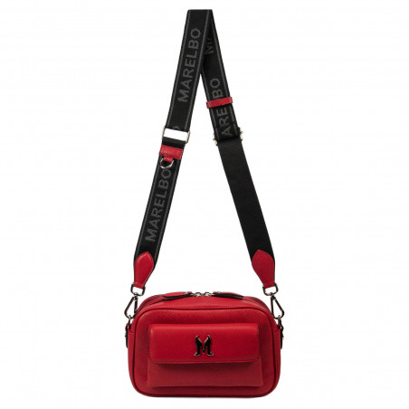 Sac à main femme épaule 006g rouge saffiano