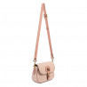 Sac à main femme bandoulière 007g rose combiné