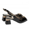 Sandales femme 1297 vernis noir