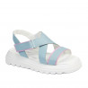 Sandales femme 5092 bleu combiné