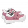 Baskets femme 6060 rose combiné