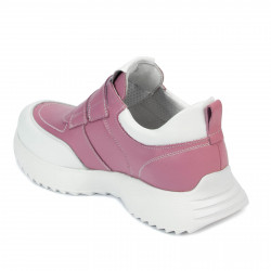 Baskets femme 6060 rose combiné