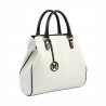 Sac à main femme 002g blanc+noir
