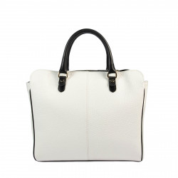 Sac à main femme 002g blanc+noir