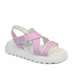 Sandales femme 5092 rose combiné