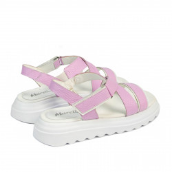 Sandales femme 5092 rose combiné