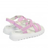 Sandales femme 5092 rose combiné