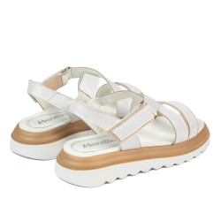 Sandales femme 5092 blanc combiné