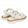 Sandales femme 5092 blanc combiné