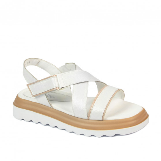 Sandales femme 5092 blanc combiné Sandales femme 5092 blanc combiné