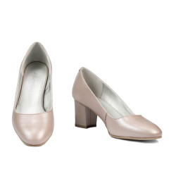 Chaussures élégantes femme 1268 cappuccino nacré